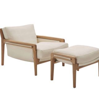 Chaise ALICE cru diagonal