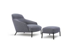 Poltrona e pufe SOPRO ALTA