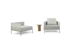 Poltronas LINK e mesa POD