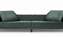 Sofá NOUVELLE veludo verde