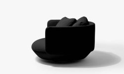 baixa lounge chair - off black (3)