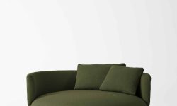 baixa lounge chair xl - moss green (1) - white