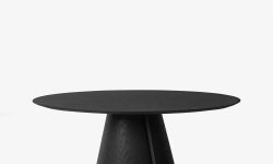 volta dining table 160 - black (1)