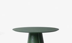 volta dining table 90 - leaf green (1)