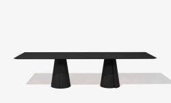volta rectangular dining table 320 - black (1)