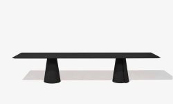 volta rectangular dining table 400 - black (1)